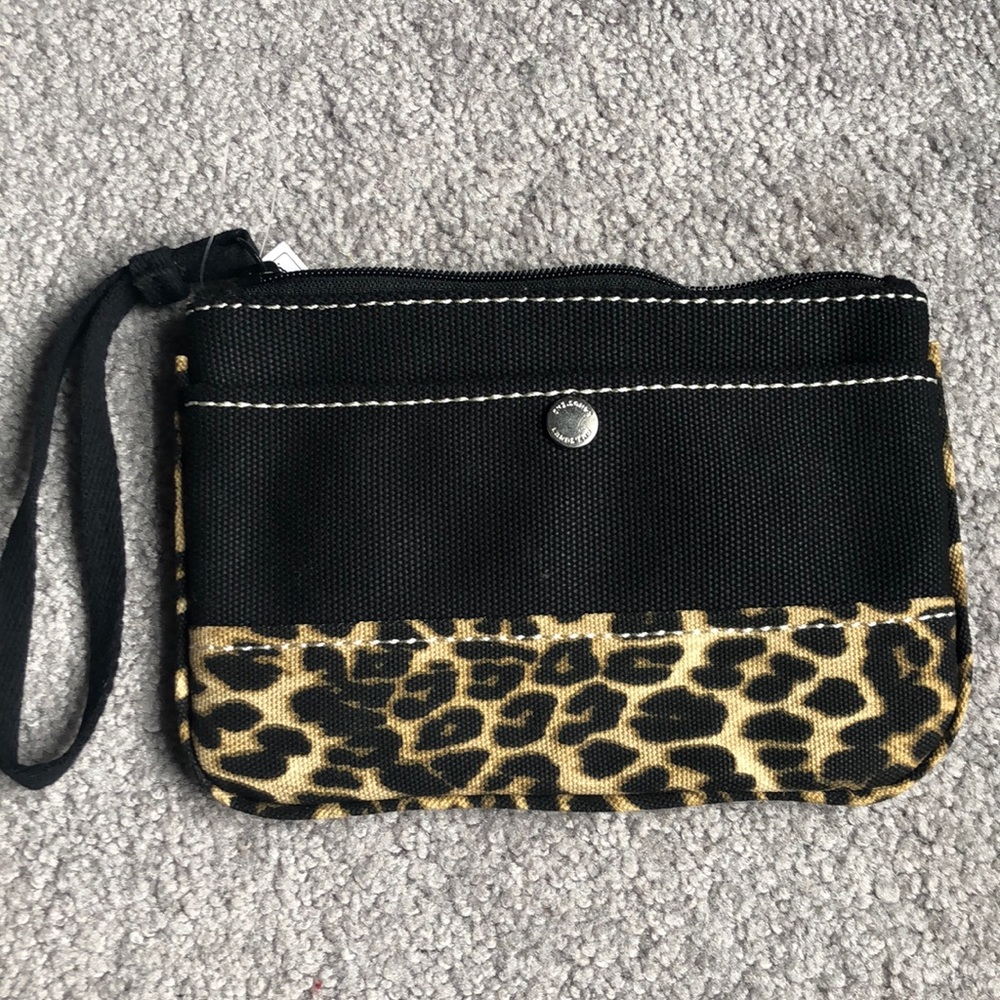 Lands’End Cheetah Print Wristlet